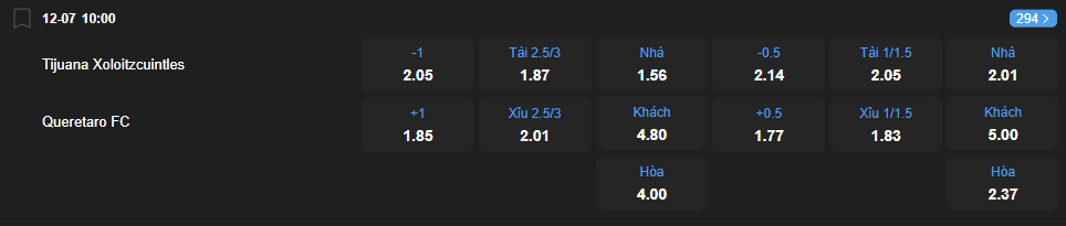 Tỷ lệ kèo Club Tijuana vs Queretaro nhan-dinh-soi-keo-club-tijuana-vs-queretaro-luc-10h00-ngay-12-7-2025-2